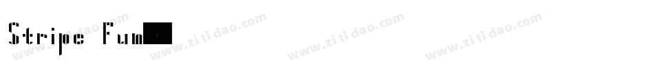 Stripe Fun字体转换